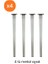 Metal Masa Ayağı 4'lü, Beyaz, Dayanıklı Çelik Ayak 71 cm – 4 cm 1