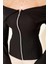 Lvsqvr Omzu Açık Fermuarlı Bluz Siyah T4330 (Beden: Xl) 2