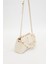 Rugan Büzgü Detaylı El ve Omuz Çantası 930074 Krem 1