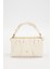 Rugan Büzgü Detaylı El ve Omuz Çantası 930074 Krem 3