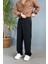 Modal Kumaş Bağcıklı Baggy Pantolon Haki 1
