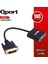 Qport Q-Vdv2 DVI 24+1 To VGA Çevirici Adaptör 1