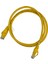 Ager AC-602-010 1mt Utp Cat6 Patch Kablo Sarı Cu, Lszh Awg 26/7 1