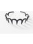 Siyah Renk Köpek Balığı Dişli Kemik Taç 1