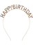 Renkli Kristal Taşlı Lüks Happy Birthday Taçı 1