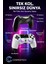 Kablosuz Ps4 Gamepad – Ps4/pc Uyumlu | Bluetooth Joystick, Dokunmatik Rgb Işıklı Panel, Çift Titreşim, 3.5mm Ses Çıkışı – Beyaz Spider Desen 5