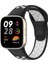 Xiaomi Redmi Watch 3 Spor Delikli Kordon - Siyah-Beyaz 1