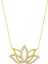 14 Ayar Altın Lotus Çiçeği Kolye 5