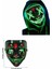 LED Işıklı Neon Maske Cadılar Bayramı Maskesi Korkunç Korku Maskesi 5
