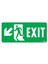Exit Sol Aşağı Uyarı Levhası 17,5X25 KOD:958 1