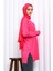 Fuşya Bisiklet Yaka Soğuk İplik Triko Tunik 4