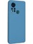 Infinix Hot 11S Kılıf Nano Içi Kadife Silikon - Mavi 2