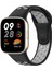 Xiaomi Redmi Watch 3 Spor Delikli Kordon - Siyah-Gri 1