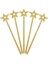 Ieg® Altın Renk Yıldız Peri Asası Peri Değneği 34 cm 1 Adet (4887) 1