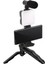 5i 1 Arada Mikrofonlu LED Işıklı Vlog Kiti Tabanca Tutuşlu Masaüstü Tripod & Selfie Stick|telefon/kamera Uyumlu 1