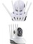 LED Aydınlatmalı 5 Antenli Motorlu 1080P Wifi Kamera Sensörlü 4