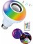 Bluetooth Hoparlör Akıllı Rgb LED Işık Renk Değiştirme Ses Bombası Ampül Görünümlü 5