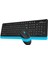 A4 Tech FG1010 Kablosuz Standart Mavi Q Klavye Mouse 2