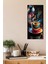 3D Görünümlü Temperli Cam Tablo – Renkli Kupa ve Kahve Akışı Temalı Uv Baskı 30X60 cm - DCT133 1