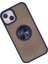 Iphone 15 Kılıf Montreal Yüzüklü Silikon Kapak - Lacivert 2