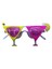 Ieg® Sarı Pembe Renk Martini Parti Gözlüğü (4887) 1