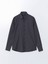 Yeni Sezon Slim Fit Uzun Kollu Gabardin Erkek Gömlek 5