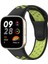 Xiaomi Redmi Watch 3 Spor Delikli Kordon - Siyah-Yeşil 1