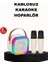 Karaoke Hoparlör Taşınabilir Çift Mikrofonlu ve LED Işıklı Bluetooth 5.0 1