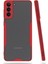 Samsung Galaxy S21 Plus Kılıf Platin Silikon - Kırmızı 1