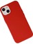 Iphone 14 Plus Kılıf Nano Içi Kadife Silikon - Kırmızı 3