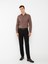 Yeni Sezon Slim Fit Uzun Kollu Armürlü Erkek Gömlek 3