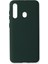 Ieg Samsung Galaxy M40 Kılıf Nano Içi Kadife Silikon - Koyu Yeşil 1