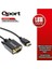 Qport Q-HVG18 1.8 mt HDMI To VGA Kablo 1
