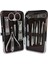 Ieg® 12 Parça Manikür Pedikür Seti Özel Deri Çanta El Ayak Bakımı Akne ve Sivilce Temizleme 4