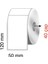 Boş Yapışkanlı P.p. Opak Barkod Etiketi 50MM x 120MM 1