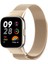 Xiaomi Redmi Watch 3 Metal Mıknatıslı Kordon - Metalik Gold 1