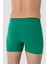 6'lı Paket Yeşil Erkek Penye Havlu Bel Boxer %100 Pamuk 5