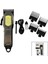 Ieg® Kesi̇m Ayar Mandalli USB Şarjli - LCD Göstergeli̇ Saç Kesme Traş Maki̇nesi̇ Gövde Krom Kaplama Shc 1