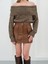 Lvsqvr Kontrast Deri Etek Kahve W260015 (Beden: M) 5