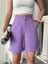 Lvsqvr Düğmeli Şort MDL24326 Lila (Beden: S) 2