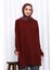 Bordo Bisiklet Yaka Soğuk İplik Triko Tunik 3