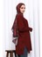 Bordo Bisiklet Yaka Soğuk İplik Triko Tunik 4