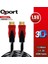 Qport Q-Hdmı1.5 HDMI Kablo 1.5mt Ver1.4 Altın Uçlu 3D 1