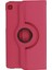 Samsung Galaxy T220 Tab A7 Lite 8.7 Kılıf 360 Tablet Deri Kılıf - Pembe 2