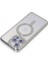 Iphone 15 Pro Kılıf Joke Simli Magneticsafe Kılıf - Gümüş 2