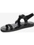 Erkek Siyah Hakiki Deri Sandalet 3Y1CS62623 7
