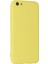 Ieg iPhone 6 Plus Kılıf Nano Içi Kadife Silikon - Sarı 3