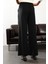 Siyah Beli Lastikli Kırışmaz Rahat Pantolon 70858 6