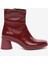Kadın Bordo Hakiki Deri Bot 5K2DB34504 6