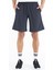 Antrasit Yan Cep Detaylı Lastikli Erkek Şort - 81238 14